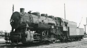 Indiana Harbor Belt Railroad | Hammond, Indiana | Class 0-8-0 #325 steam locomotive | March 21, 1948 | Arthur. B. Johnson photograph | Elmer Kremkow collection