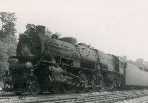 Pennsylvania Railroad | Dauphin, Pennsylvania | Altoona Works M1 4-8-2 #6964 steam locomotive | September 30, 1948 | T.M. Flattley, Jr. photograph | Francis B Landenberger Palmer collection | 5 x 7 photograph