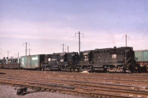 Penn Central Transportation Company | Baltimore, Maryland | Alco RSD12 #6863 and #6867b diesel-electric locomotives | March 24, 1973 | Richard R. Wallin photograph | Richard Prince Collectionjatrd