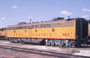 Union Pacific Railroad | Council Bluffs, Iowa | EMD E9B #936B diesel-electric locomotive | May 9, 2009 | Ken Church photograph | Stephen Timko collection