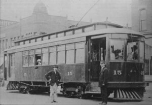 Centerville Light and Traction Company | Centerville, Iowa | Streetcar #15 | circa 1915 | unknown photographer | Elmer Kremkow collection