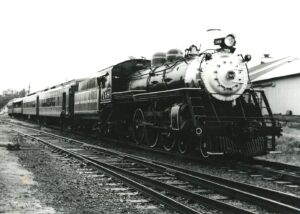 Black River and Western Railroad | Flemington, New Jersey | Class 4-6-2 #148 steam locomotive | Tourist passenger steam train | July 1971 | Ed Kaspriske photograph / collection