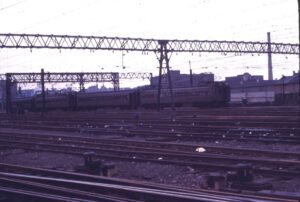 Erie Lackawanna Railway | Hoboken, New Jersey | Electric MU set | November 1969 | Ken Kulick photograph / collection