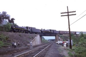 Canadian Pacific Railway | Penn Central Transportation Company | Rail Tours | MLW G5c Class 4-6-2 #1286 and 1238 steam locomotives | Baltimore Chapter NRHS Passenger Steam Special | May 18, 1969 | Ken Kulick photograph / collection