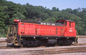 United States Steel Corporation | Hall, Pennsylvania | EMD SW1500 #ET-3 remote control diesel-electric locomotive | July 18, 2008 | Gordon Lloyd, Jr. photograph | Stephen Timko collection