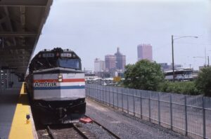 Amtrak | Atlantic City, New Jersey | EMD F40PH #324 diesel-electric locomotive | Sunday, June 4, 1989 | Al Holtz photograph / collection