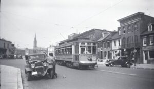 Baltimore Transit Company | Baltimore, Maryland | Streetcar #5698 | Route 15 | September 1937 | Henry Libby photograph / collection