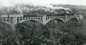 New York, Chicago and Saint Louis Railroad | aka Nickel Plate Road | Steamtown Foundation | Hi Iron Company | on Erie Lackawanna | Slateford, Pennsylvania | Lima class 2-8-4 #759 steam locomotive | Eastbound steam special | May 27, 1973 | Ed Kaspriske photograph / collection