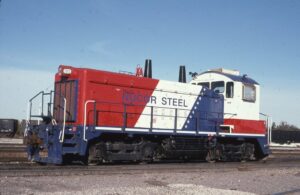 Nucor Steel | Crawfordville, Indiana | EMD SW1200 #2313 diesel-electric locomotive | October 17, 2003 | Gordon Lloyd, Jr. photograph | Stephen Timko collection
