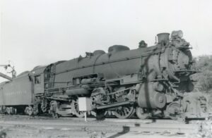 New York and Long Branch | Pennsylvania Railroad | Juniata Works K4s 4-6-2 #3751 steam locomotive | April 8, 1955 | T.M. Flattley, Jr. photograph | Francis B. Landenberger Palmer collection