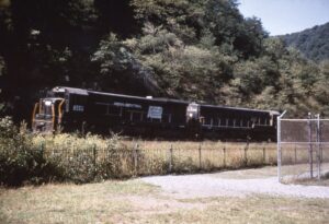 Penn Central Transportation Company | Altoona, Pennsylvania | GE U33C #6553 + 1 diesel-electric locomotives | Helpers on Horseshoe Curve | November 1968 | Ken Kulick photograph / collection