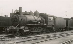 Pittsburgh, Chartiers and Youghiogheny Railroad | McKees Rocks, Pennsylvania | Class G102 2-8-0 #11 steam locomotive | June 30, 1940 | unknown photographer | West Jersey Chapter, NRHS Collection