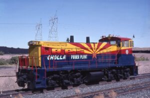Arizona Public Service | APSX | Cholla Power Plant | Joseph City, Arizona | EMD MP15DC #2 diesel-electric locomotive | January 2, 2005 | Gordon Lloyd, Jr. photograph | Stephen Timko collection