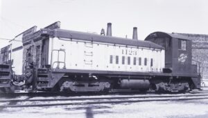 Chicago and Northwestern Railroad | Madison, Wisconsin | EMD SW9 #1123 | May 3, 1970 | Gilbert. E. Heath photograph | Elmer Kremkow photograph