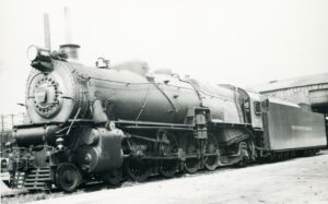 Pennsylvania Railroad | Chicago, Illinois | Juniata Works Class M1 4-8-2 #6990 steam locomotive | August 6, 1939 | T.M. Flattley, Jr. photograph | Francis B. Landeberger Palmer collection