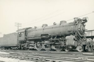Pennsylvania Railroad | Pittsburgh, Pennsylvania | Baldwin K3s 4-6-2 #7012 steam locomotive | October 12, 1938 | T.M. Flattley, Jr. photograph | Francis B. Landenberger Palmer collection