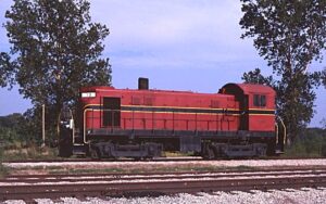 BTR Terminal Railroad | Muskogee, Oklahoma | Alco T6 #10 diesel-electric locomotive | August 16, 1997 | Jerome Palmer photograph | Stephen Timko collection