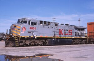 Kansas City Southern Railroad | Kansas City, Missouri | GE AC4400CW #4601 diesel-electric locomotive | May 16, 2009 | Gordon Lloyd, Jr. photograph | Stephen Timko collection