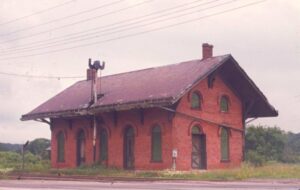 Rutland Railroad | New HBaven Junction, Vermont | Passenger Train Station | June 27, 1974 | Paul Ester photograph | Francis B. Landenberger Palmer collection