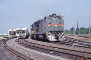 Seaboard Coast Line Family Lines | Tampa, Florida | GE BQ23-7 #5137 diesel-electric locomotive | March 19, 1982 | Emery Gulash photograph | Stephen Timko collection