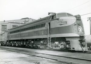 Great Northern Railway | Omaha, Nebraska | GE class W1 4-8-8-4 electric motor #5108 | sold to UP | 1960 | William Kratville photograph | Mitchell E. Dakelman collectionl