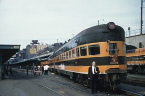 Great Northern Railway | Seattle, Washington | Empire Builder Observation Car #1193 Rocky Coulee | Seattle Passenger Station | June 1956 | Will Coxey photograph / collection