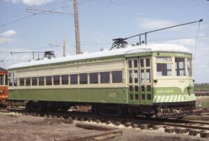 Illinois Terminal Railroad | Union, Illinois | Interurban car #415 | Illinois Railway Museum | May 15, 1967 | Karl Henkels photograph | Stephen Timko collection