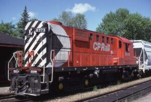 Canadian Pacific Railroad | aka CP Rail | Vaudreuil, Quebec, Canada | MLW RS18 #8773 diesel-electric locomotive | June 5, 1980 | Carl Sturner photograph | Stephen Timko collection