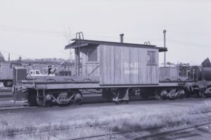 Delaware and Hudson Railway | Colonie, New York | Wood sided transfer caboose #36037 | October 6, 1974 | H.B. Olsen photograph / collection