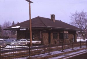 Erie Lackawanna Railway | Glen Rock, New Jersey | Main Line Passenger Station | January 1970 | Ken Kulick photograph / collection
