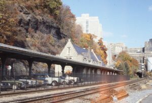 New York Central System | West Point, New York | Passenger Rail Station | November 7, 1988 | Dick Flock photograph / collection