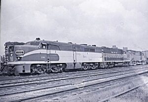 New York, Chicago and Saint Louis Railroad | aka Nickel Plate Road | Buffalo, New York | Alco PA1 #190 + 2 diesel-electric locomotives | freight service | 1960 | Kevin Mugridge photograph / collection