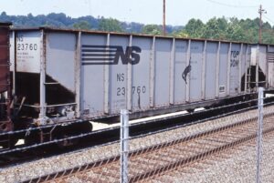 Norfolk Southern Corporation | Alicia, Pennsylvania | Class G86R Hopper #23760 freight car | August 13, 2005 | Dick Flock photograph / collection