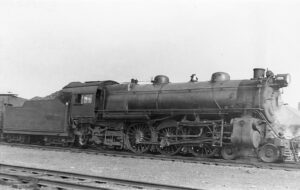 Pennsylvania Railroad | East Saint Louis, Illinois | Class K2s 4-6-2 #7175 Pacific locomotive | 1940 | T.M. Flattley, Jr. photograph | Francis B. Landeberger Palmer collection