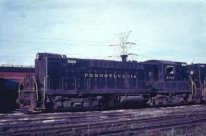 Pennsylvania Railroad | Buffalo, New York | Baldwin RS12 #8109 diesel-electric locomotive | 1960 | Richard Wallin photograph | Richard Prince Collection