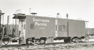 Southern Pacific Lines | Tuscan, Arizona | Bay window caboose #1522 | May 5, 1969 | H.B. Olsen photograph / collection