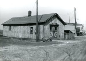 Central Railroad of New Jersey | Bridgeton, New Jersey | Car department house | February 1965 | Will Coxey photograph / collection