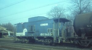 Conrail | Elizabeth, New Jersey | Class N8a caboose #23631 | September 9, 1976 | H.B. Olsen photograph / collection