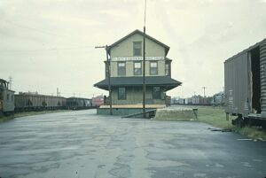 Delaware and Hudson Railroad | Wilkes-Barre, Pennsylvania | D&H Freight Station | 1952 | Henry Libby photograph / collection