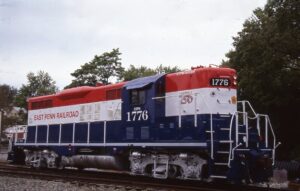 East Penn Railroad | Kennett Square, Pennsylvania | EMD GP10 #1776 diesel-electric locomotive | U.S.250th Anniversary Paint scheme | September 27, 2025 | Gordon Lloyd, Jr. photograph | Stephen Timko collection
