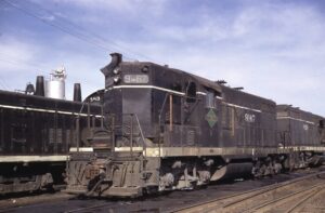 Illinois Central Railroad | Jackson, Mississippi | EMD GP7 #9167 diesel-electric locomotive | September 30, 1971 | Conniff Rail Photograph | Stephen Timko collection