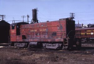 Lehigh Valley Railroad | Sayre, Pennsylvania | Baldwin S12 #230 diesel-electric locomotive | April 1971 | Ken Kulick photograph/ collection