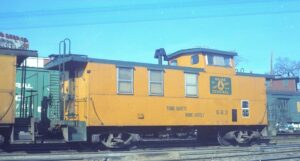 Maine Central Railroad | Bangor, Maine | Caboose #623 | November 10, 1974 | H.B. Olsen photograph / collection
