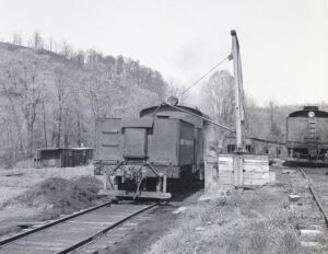 Middle Fork Railroad Company | Ellamore, West Virginia | Heisler # 8 steam locomotive | May 1968 | Henry Libby photograph / collection