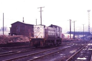 New York, Susquehanna and Western Railway | Edgewater, New Jersey | Alco S2 #203 diesel-electric locomotive | Mark 1969 | Ken Kulick photograph / collection