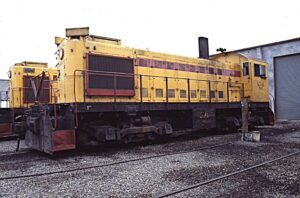 Stockton Terminal and Eastern Railroad | Stockton, California | Alco S2 #360 diesel-electric locomotive| January 15, 1984 | Dick Flock photograph / collection