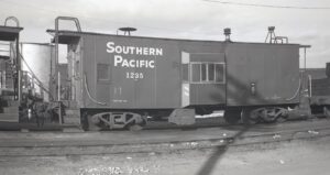 Southern Pacific Lines | Tucson, Arizona | Bay window caboose #1235 | May 4, 1969 | H.B. Olsen photograph / collection