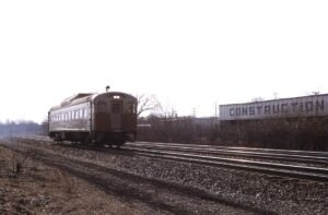 Central Railroad of New Jersey | Plainfield, New Jersey | PRSL Budd RDC | March 1973 | Ken Kulick photograph / collection