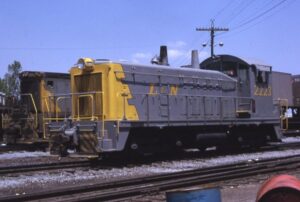 Louisville and Nashville Railroad | Atlanta, Georgia | EMD SW7 #2223 diesel-electric locomotive | June 1978 | Gordon Lloyd, Jr. photograph | Stephen Timko collection