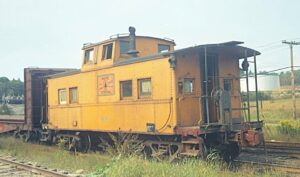 Maine Central Railroad | Bucksport, Maine | Caboose #661 | September 5, 1973 | H.B. Olsen photograph / collection